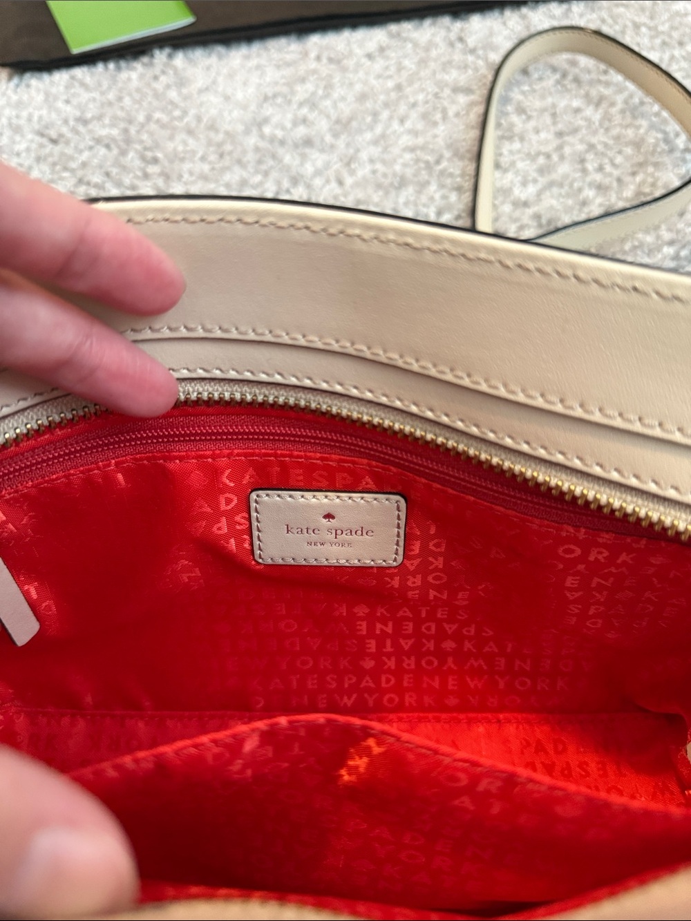 Kate Spade Cream Bow Crossbody Bag - Picture 12 of 12